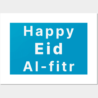 happy eid al-fitr Posters and Art